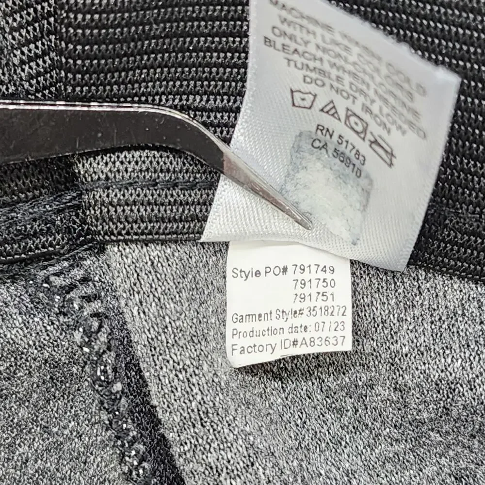 Maurices Pants Womens XXL SHORT Silver Metallic Sparkle High Rise Wide Leg Flare